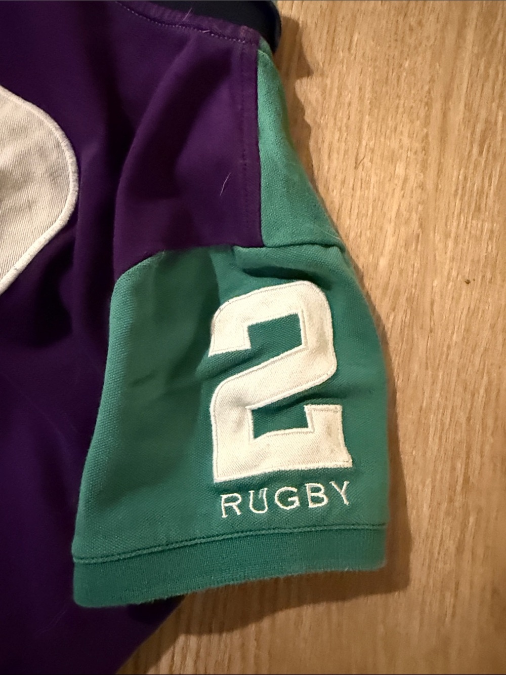 Rugby Ralph Lauren Green Short-Sleeve Polo with Yellow Crest - Picture 5 of 12